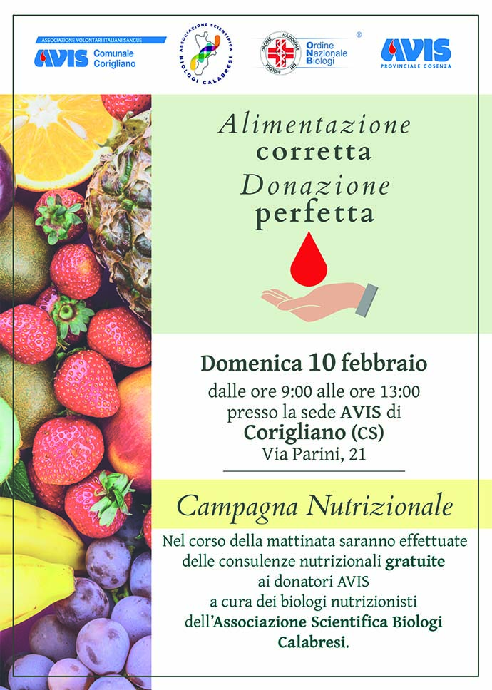 screening donatori avis - Corigliano